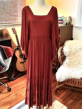 Christy Dawn Ria Dress Rust size Medium RARE limited run!!
